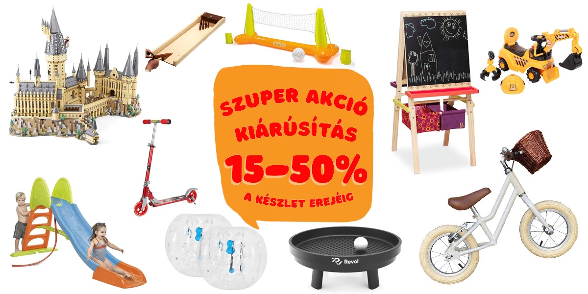 Játékok akár 50% kedvezménnyel – amíg tart a készlet!