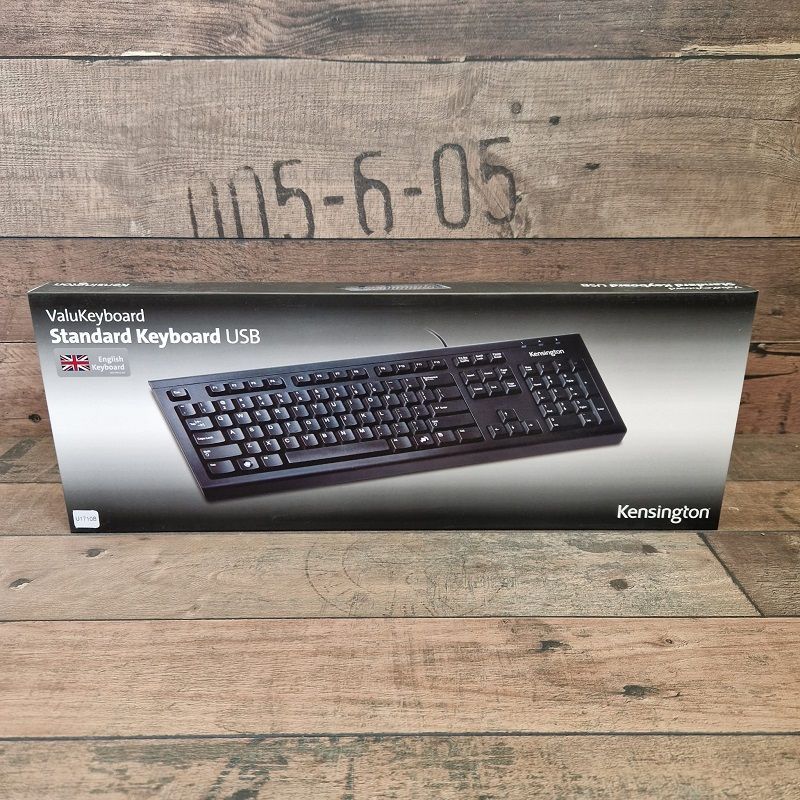 Kensington 1500109BUK ValuKeyboard billentyűzet, USB, fekete, angol kiosztás