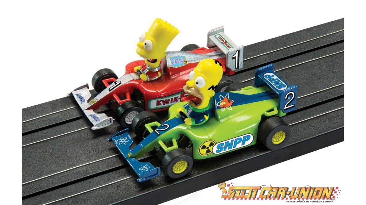 Micro Scalextric The Simpsons Grand Prix Race Set G1117 autós versenypálya