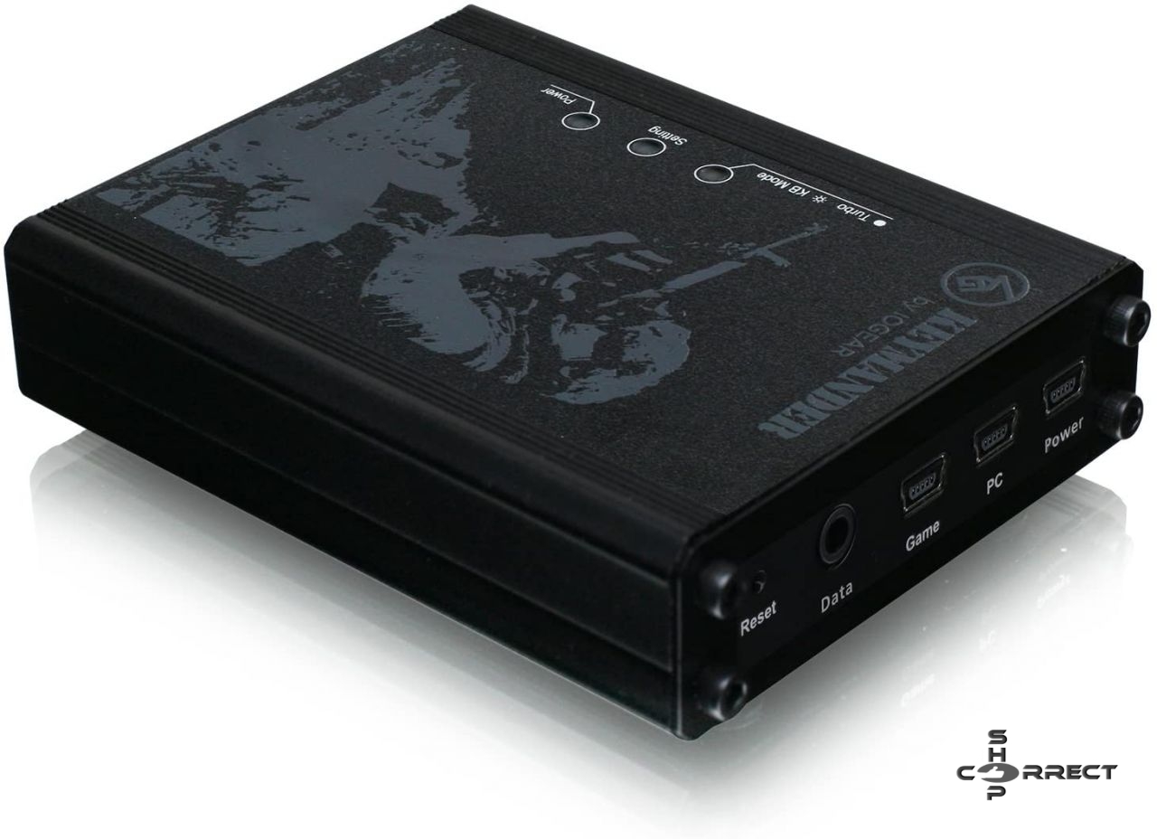 IOGEAR KeyMander vezérlő emulátor PS3 / PS4 és XBOX 360 / One játékkonzolhoz
