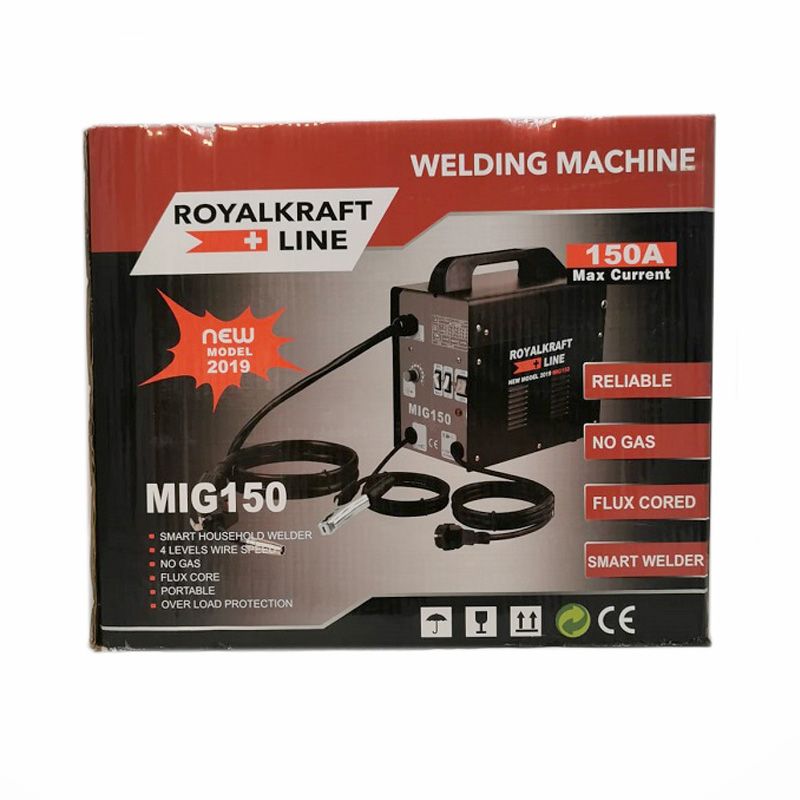 Royalkraft Line MIG150 MIG hegesztő, 0-150A, 230V, beépített hűtéssel