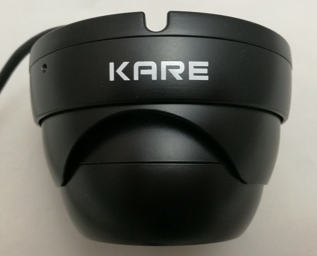 Kare 720p AHD CCTV biztonsági dome kamera, fekete, fém házban, 4db (szállítássérült)
