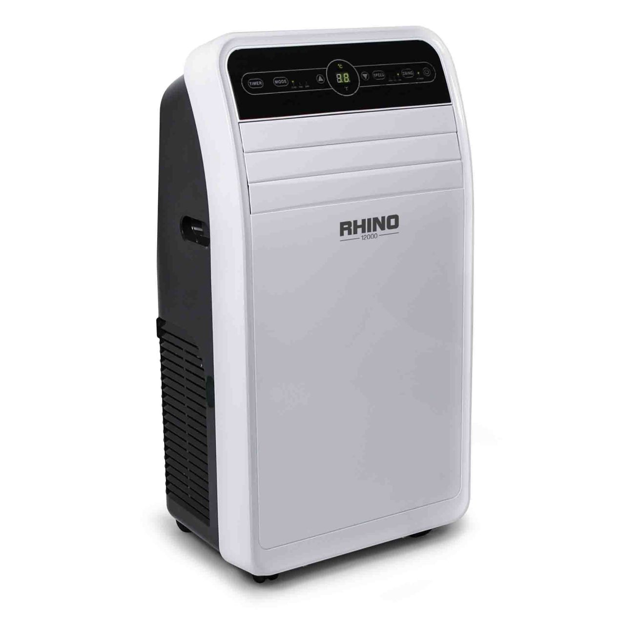 Rhino AC12000 3az1-ben hordozható légkondicionáló, párátlanító, szellőztető, távirányítóval, 240V, 12000 BTU (H03621)