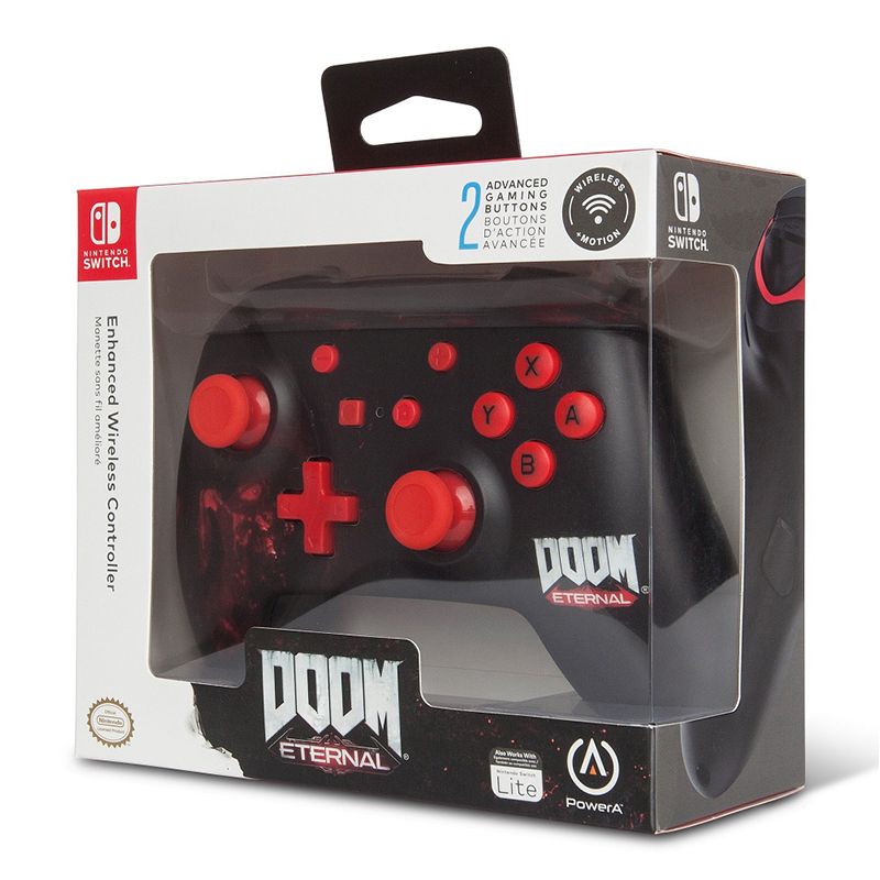PowerA Enhanced Doom Eternal vezeték nélküli Nintendo Switch kontroller (1514879-01)