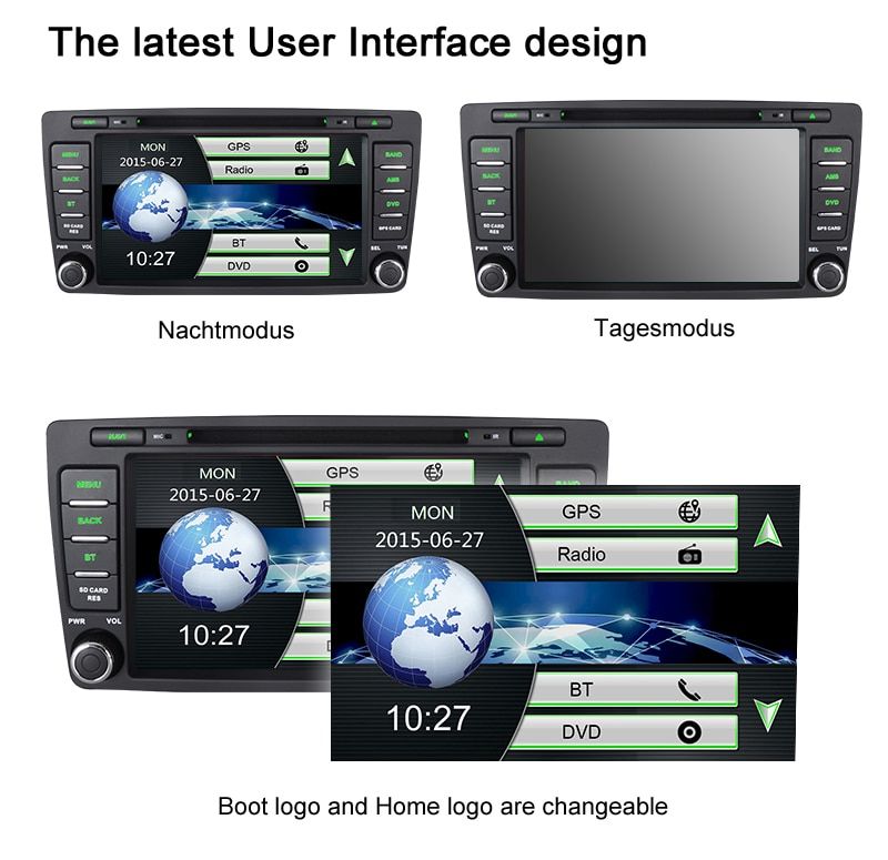 S170 2DIN fejegység Skoda Octaviához 2007-2009, Android (L005)