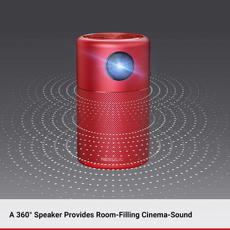 Anker Nebula Capsule Pringles Edition hordozható projektor, 360° hangszóróval, wifi, bluetooth (D4111)