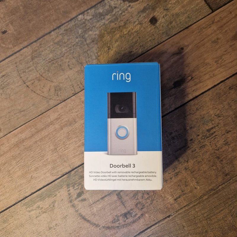 Ring Video Doorbell 3, vezeték nélküli, okos kaputelefon, Alexa támogatással (8VRSL1-0EU0)