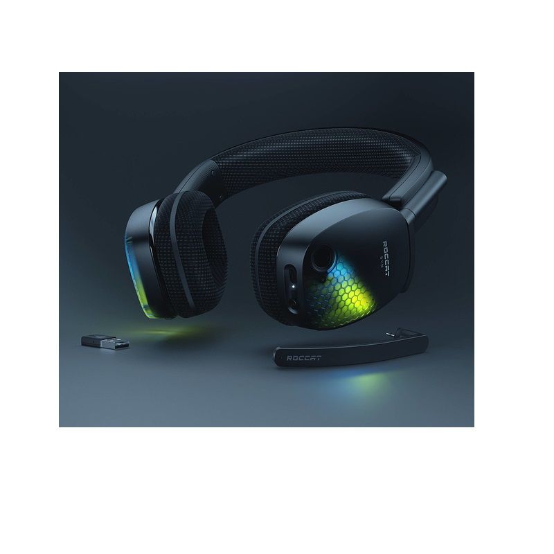 ROCCAT SYN Pro Air vezeték nélküli gamer fejhallgató mikrofonnal (ROC-14-150-02) - használt