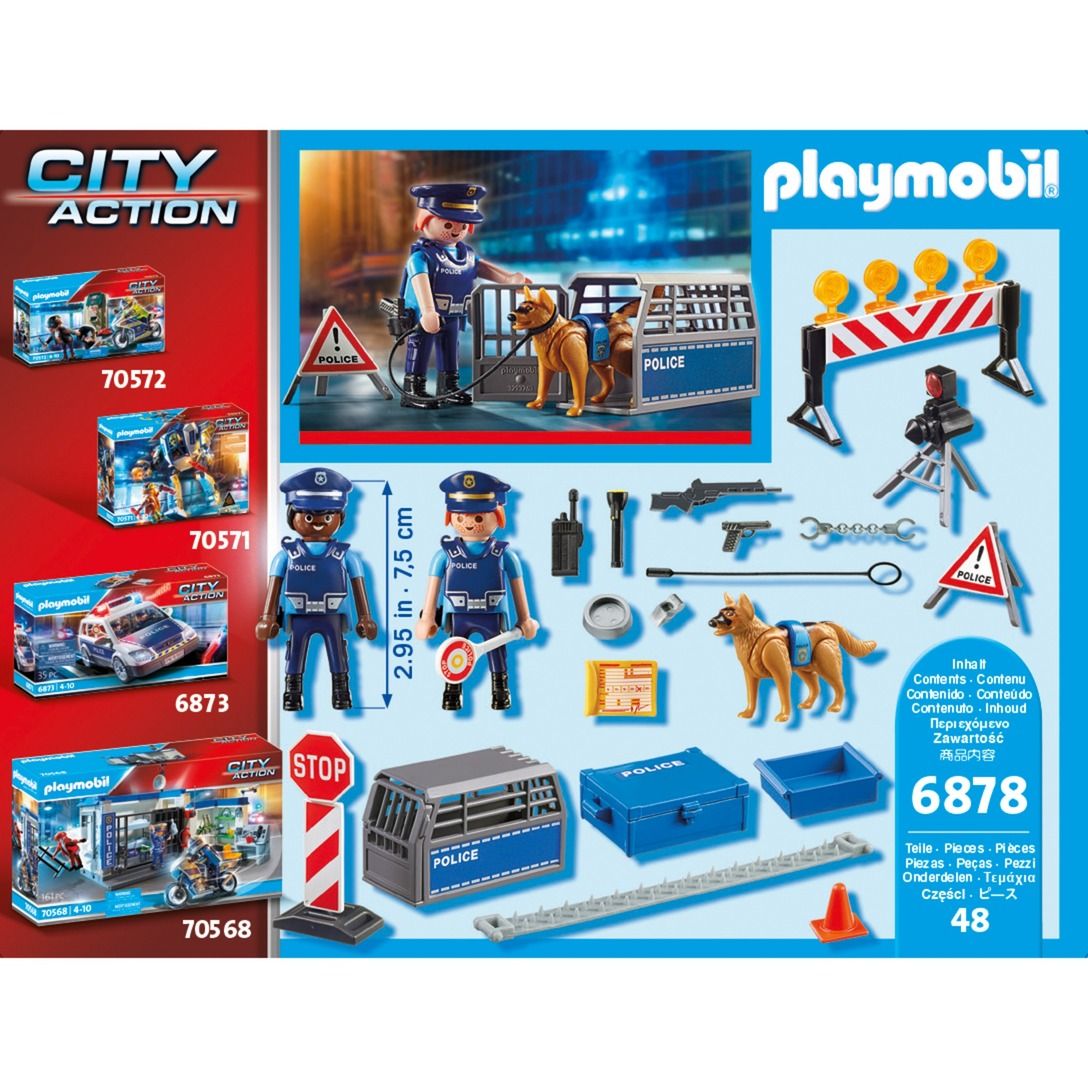 Playmobil City Action - Rendőrségi blokád (6878)