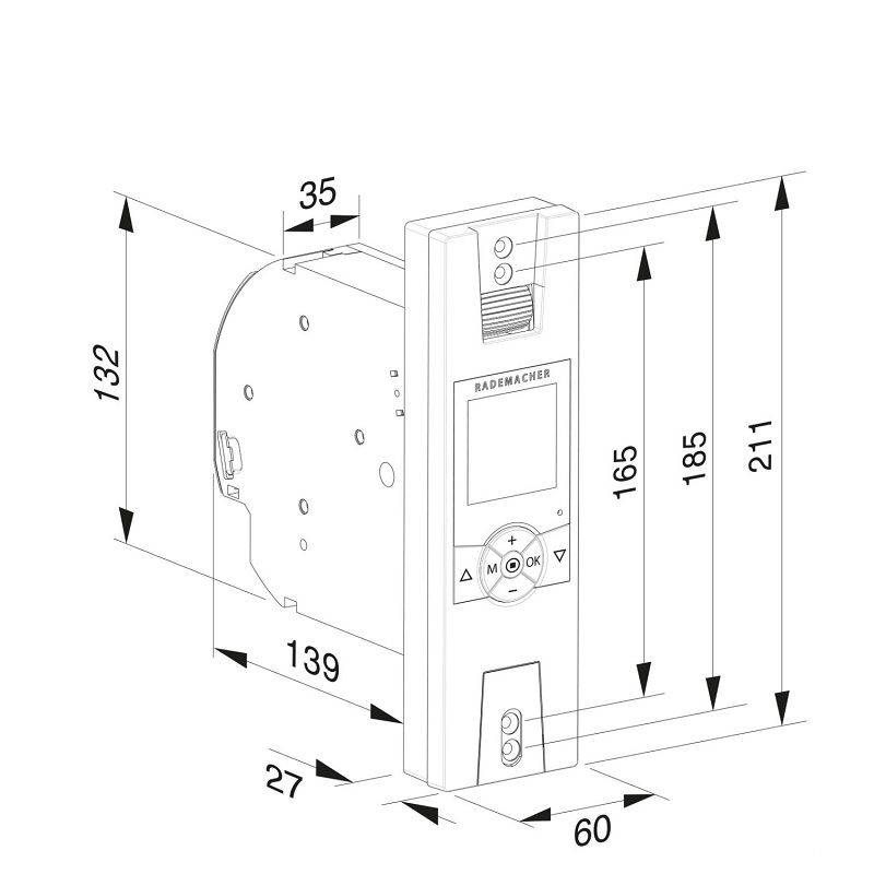 Rademacher Rollotron Comfort DuoFern automata elektromos redőnyheveder tekercselő (1700-UW)