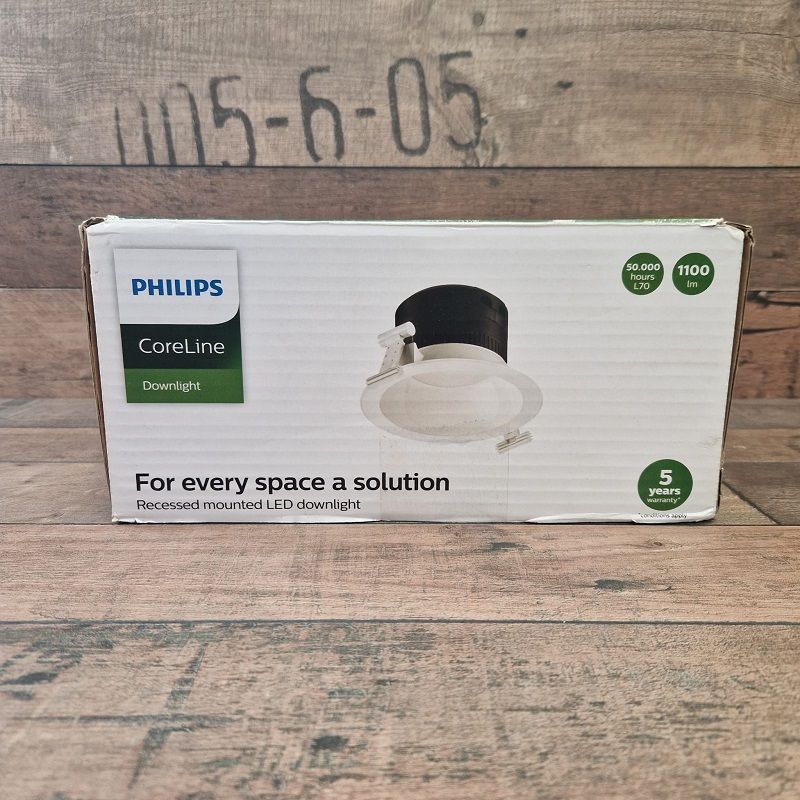 Philips Downlight LED Coreline mélysugárzó DN140B 9.5W 1100lm 120D - 840 | 162mm - IP54, 4000K