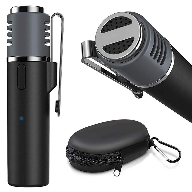 SmartMic vezeték nélküli bluetooth lavalier mikrofon, utazótokkal (KF10.018)