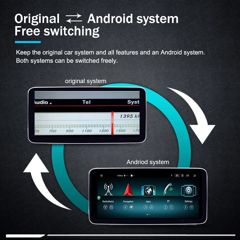 Wondefoo 8,8" Android 10 fejegység, 4/64GB BMW E60/E90 típusokhoz (05-08Y)