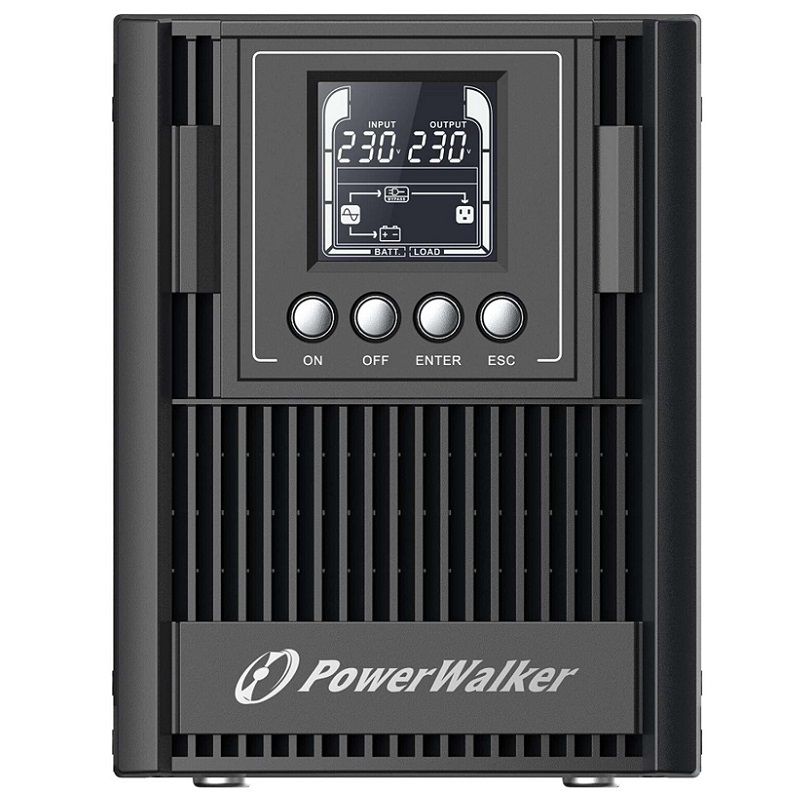 PowerWalker VFI 1000 AT 1000VA 900W On-Line UPS, szünetmentes tápegység - fekete (10122180)