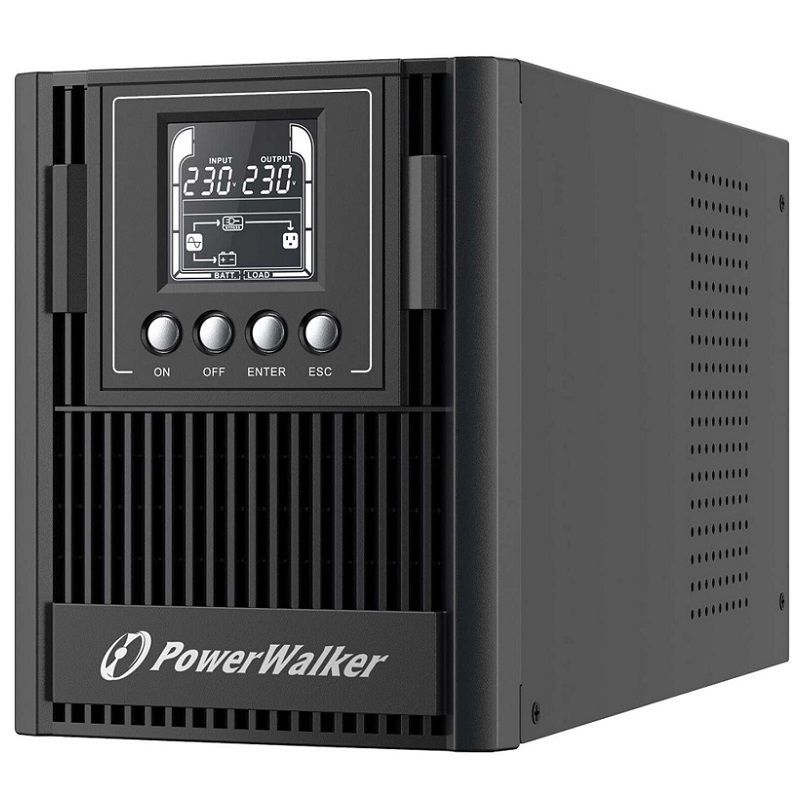 PowerWalker VFI 1000 AT 1000VA 900W On-Line UPS, szünetmentes tápegység - fekete (10122180)