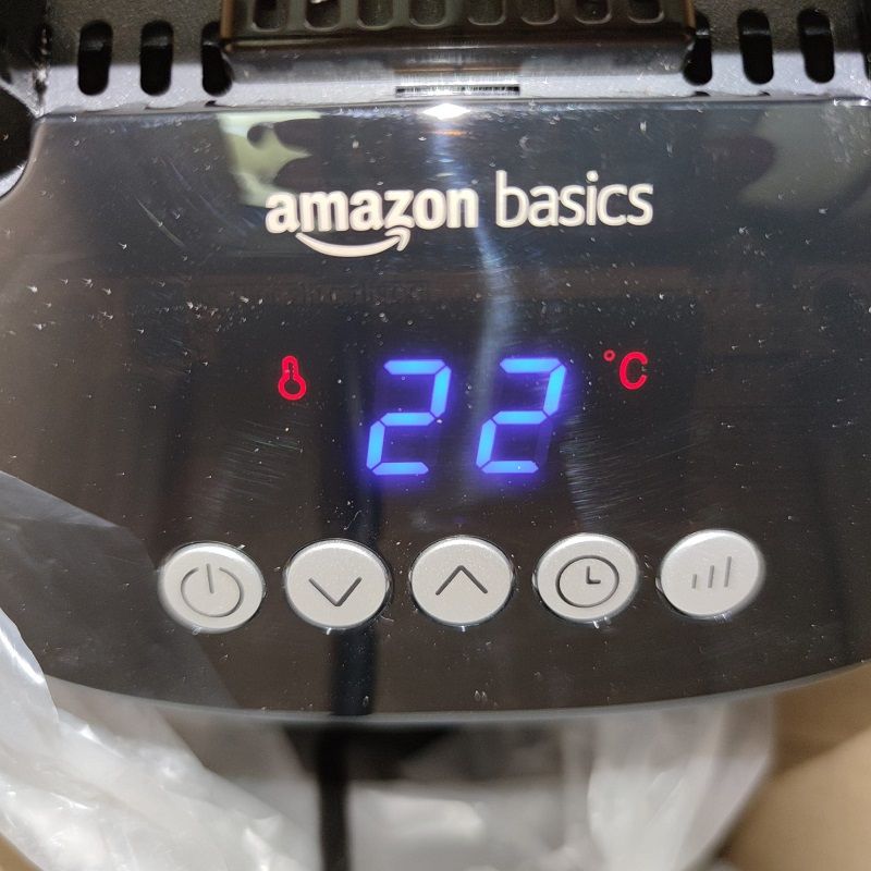 Amazon Basics elektromos olajradiátor távirányítóval, ECO móddal, 2500W - fekete (CY83RR-11)