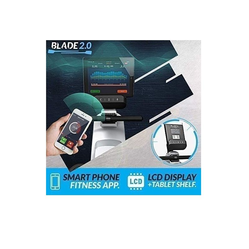 Bluefin Blade 2.0 összecsukható evezőgép, kinomap app (min. szállítássérült) 
