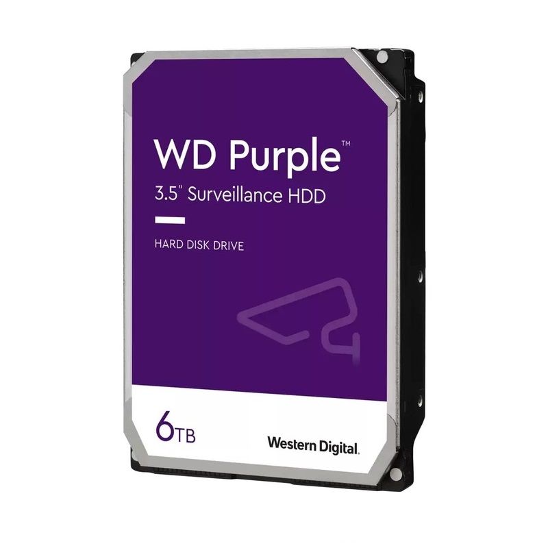 Western Digital Purple 6TB belső merevlemez 3, 5", 5400rpm, 64MB, SATA3 (WD63PURZ)