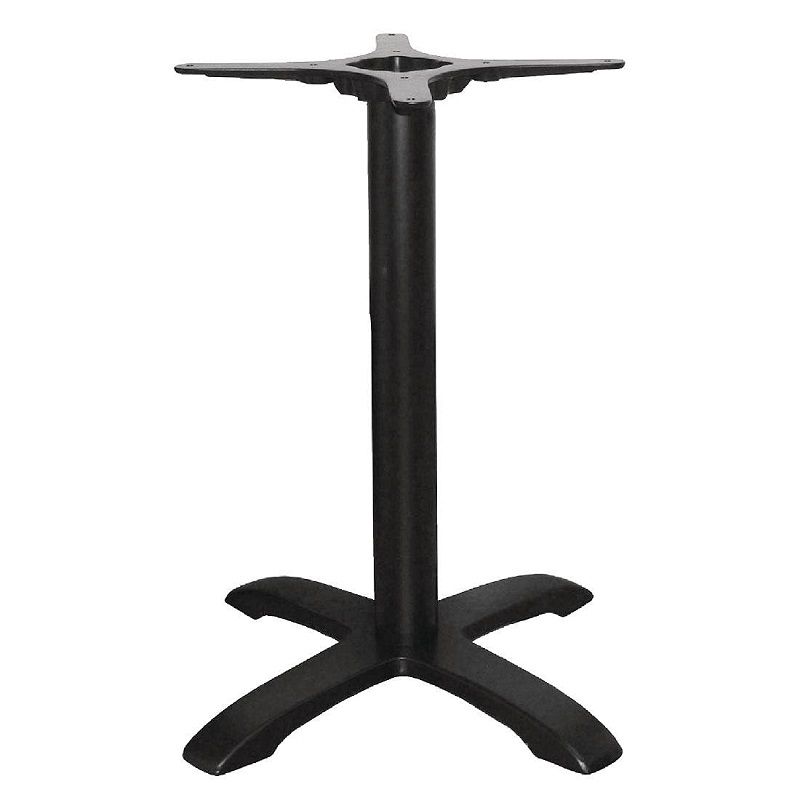 Bolero fém központi asztalláb, 720x480x480mm - fekete (CE154)