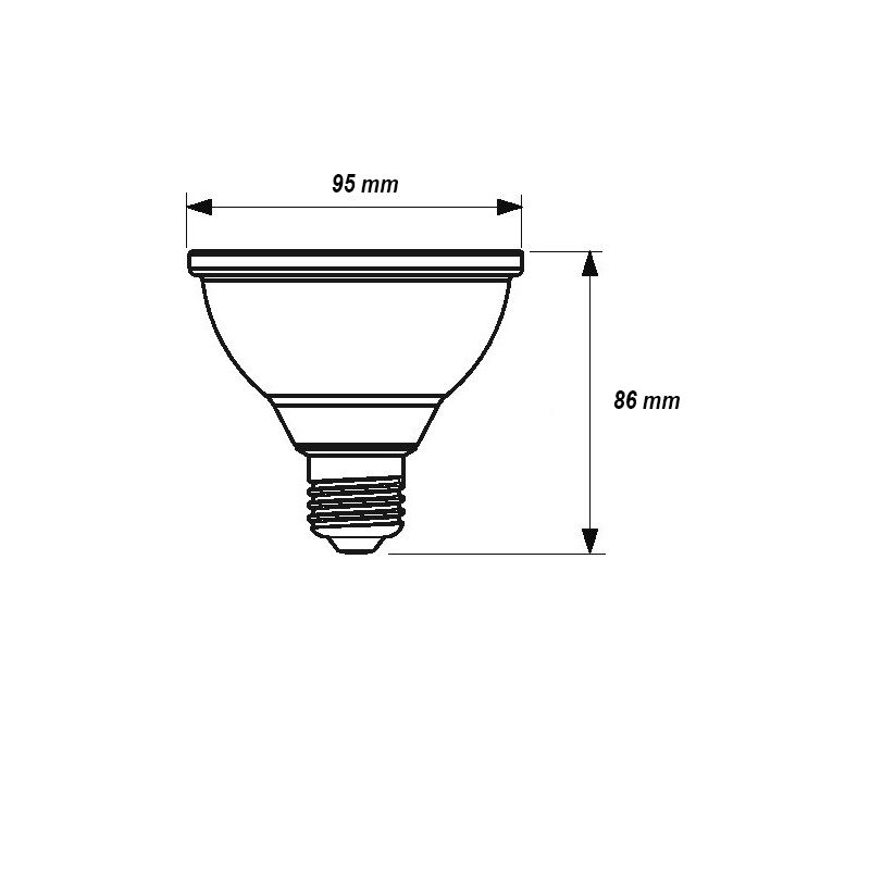 Philips Master LEDspot szabályozható led izzó, E27, 9,5W, 740lm, 2700K (PAR30S)