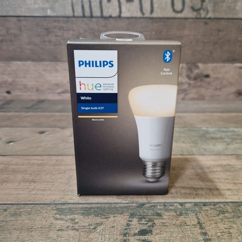 Philips Hue White okos led fényforrás, bluetooth, hangvezérlés, E27, 2700K (929001821602)