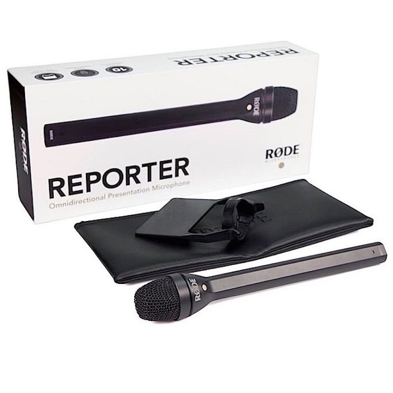 RØDE Reporter dinamikus riporter mikrofon - fekete