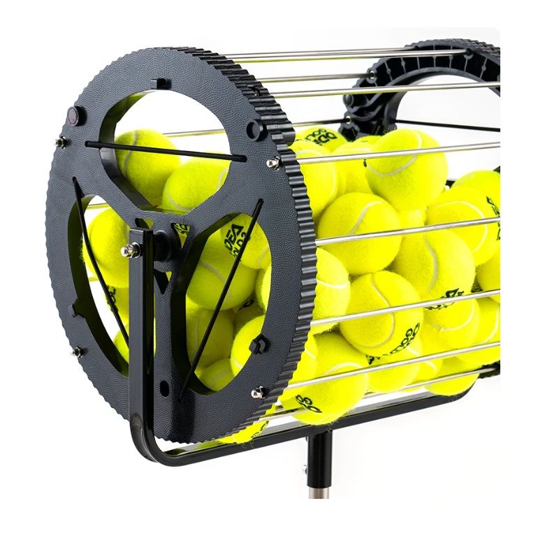 Teniszlabdaszedő- és tartó kosár