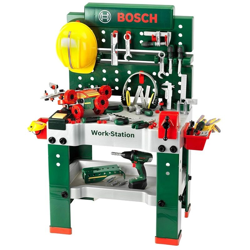 Theo Klein 8485 Bosch játék szerelőasztal, munkapad készlet 