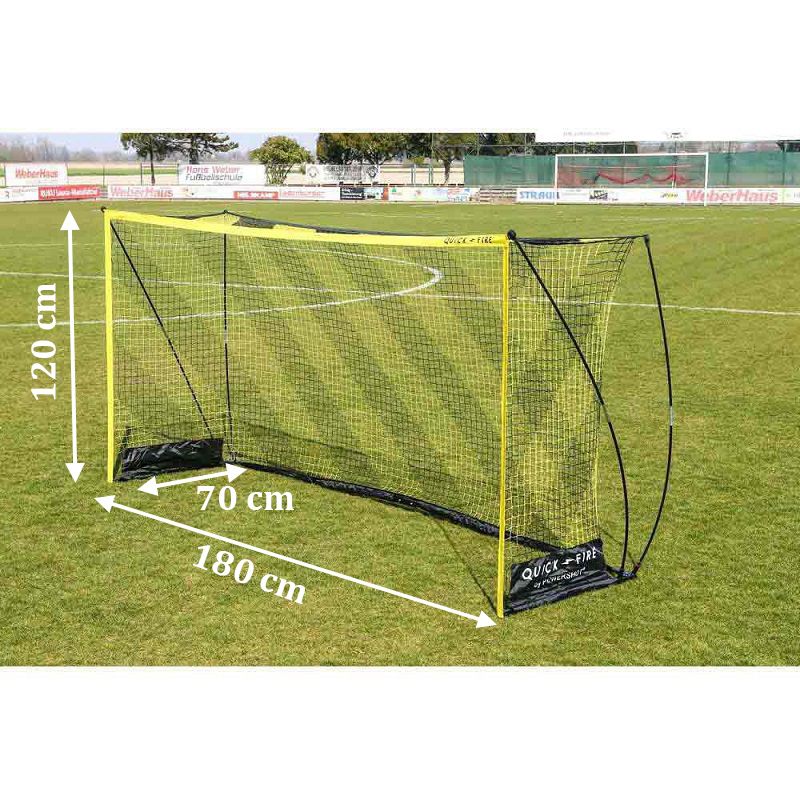 FootWork hordozható focikapu, 180x120x70 cm, hordtáskával