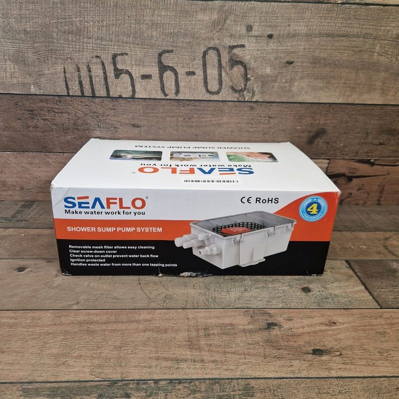 Seaflo 07 Series 750GPH zuhanyszivattyú, 12V, 3.0A, 3m, 42l/perc