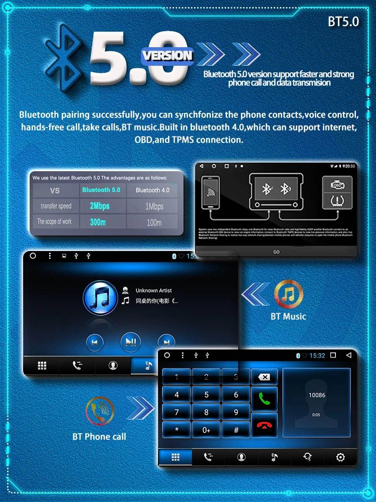 TS18 Android 12 univerzális fejegység, 10", 2DIN, 4/32GB, 8 magos, GPS, 4G LTE, Bluetooth, WiFi