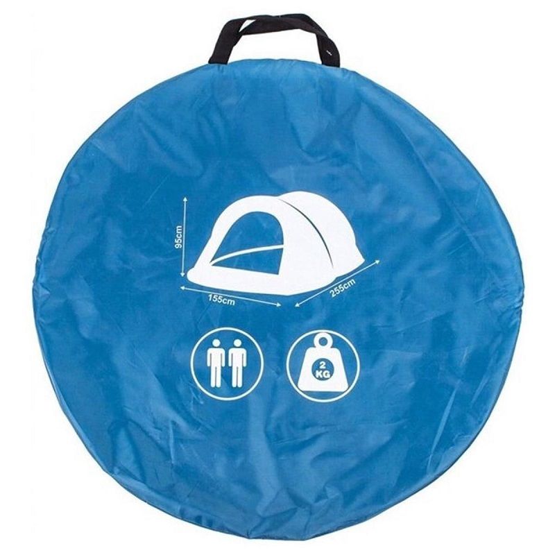 Dunlop 2 személyes pop-up sátor - kék/szürke (02931)