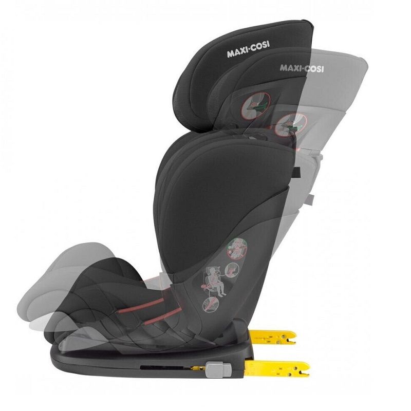 Maxi-cosi Rodifix Airprotect autós gyerekülés, iso-fix, 15-36kg - fekete (authentic black)