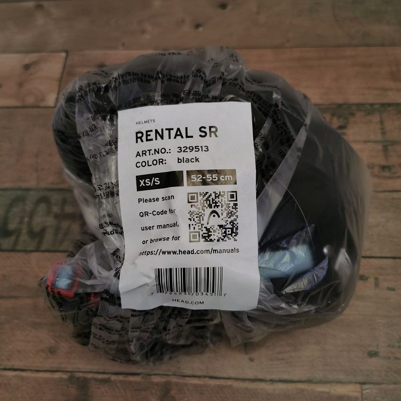 Head Rental SR sísiask, XS/S, 52-55cm, - fekete (329513)