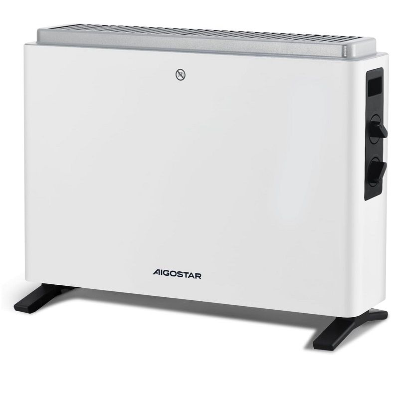 Aigostar Rylee elektromos konvektor, 2000W, 37,5x53,2x17cm - fehér (330000ZDM)