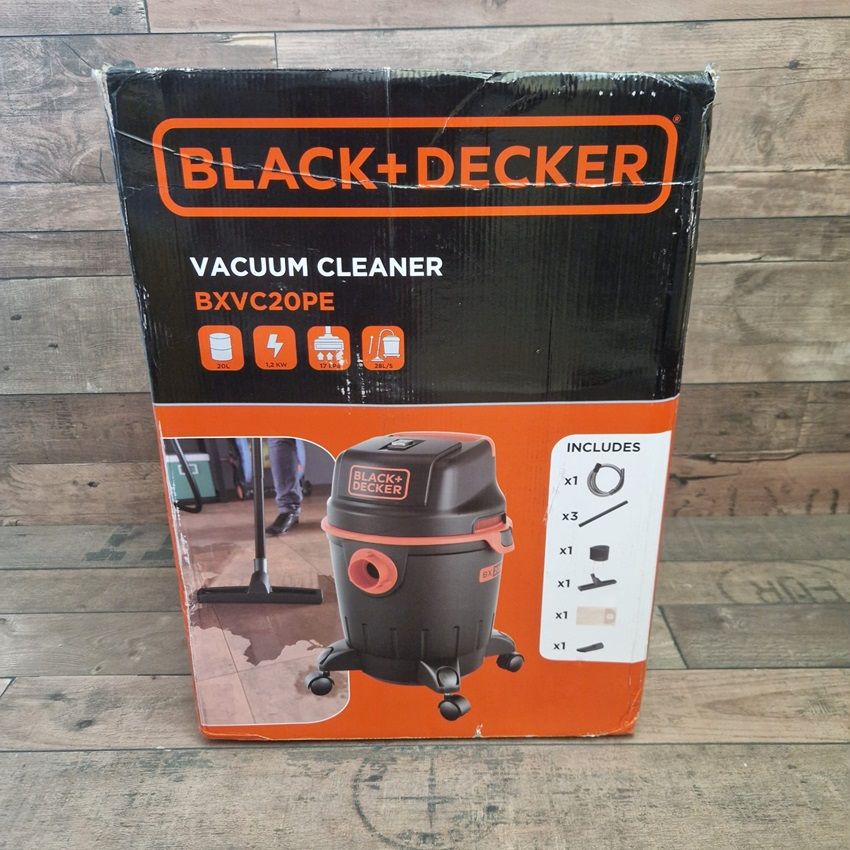 Black&Decker száraz-nedves porszívó 20L, 1200W (BXVC20PE)