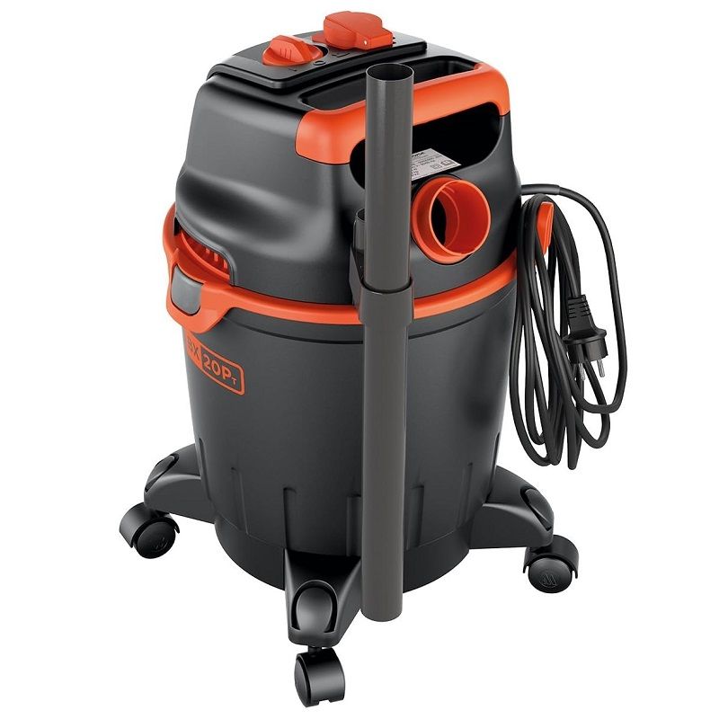 Black&Decker száraz-nedves porszívó 20L, 1200W + kisgép csatlakozó (BXVC20PTE)