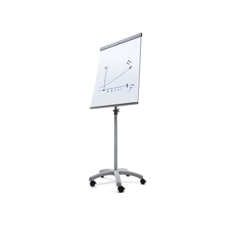 FCVAS SCRITTO® Vario mobil Flipchart tábla, 680x1000 - szürke