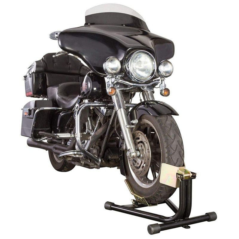 Motorkerékpár állvány első kerékhez, 12"-19" - fekete (3015-L)