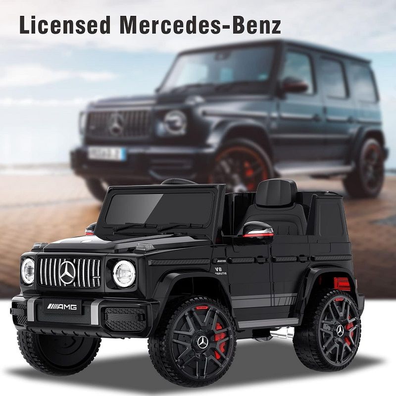 Mercedes-Benz G63 4WD 24V-os elektromos autó eredeti Mercedes-Benz licenc - fekete (min. szállítássérült) 