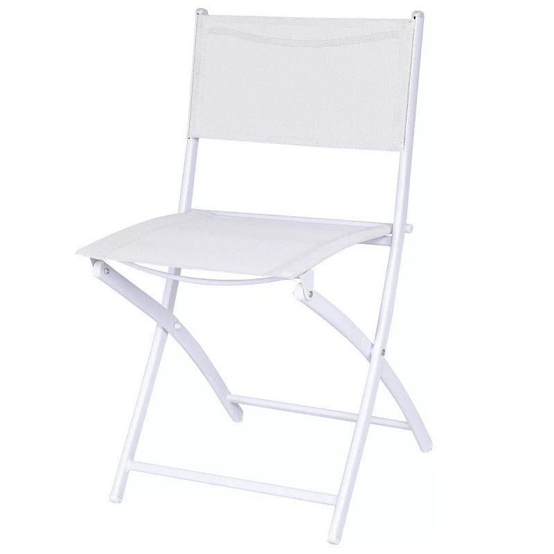 Costway összecsukható bisztró asztal székekkel - fehér (OP3355WH) - min. esztétikai hibákkal