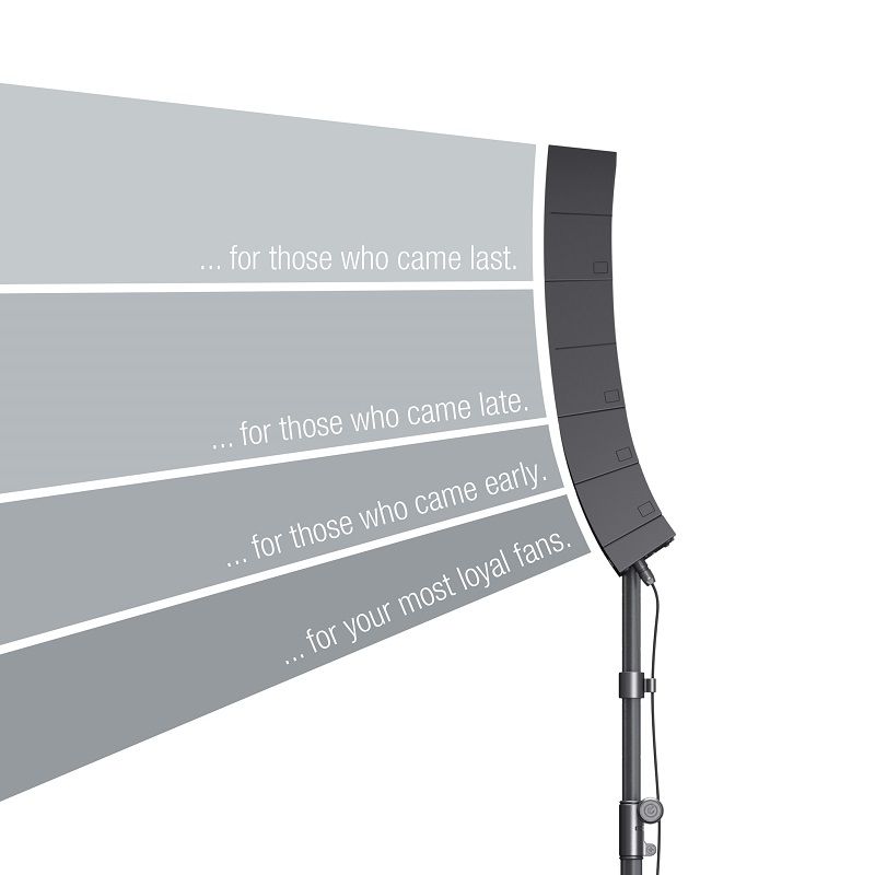 LD Systems CURV 500 TS hordozható array rendszer TOURING turné készlet