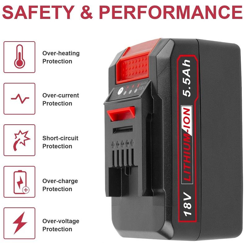 LabTEC Power-X-Change akkumulátor 5.5Ah, 18V Einhell Power X-Change szerszámokhoz (2db)