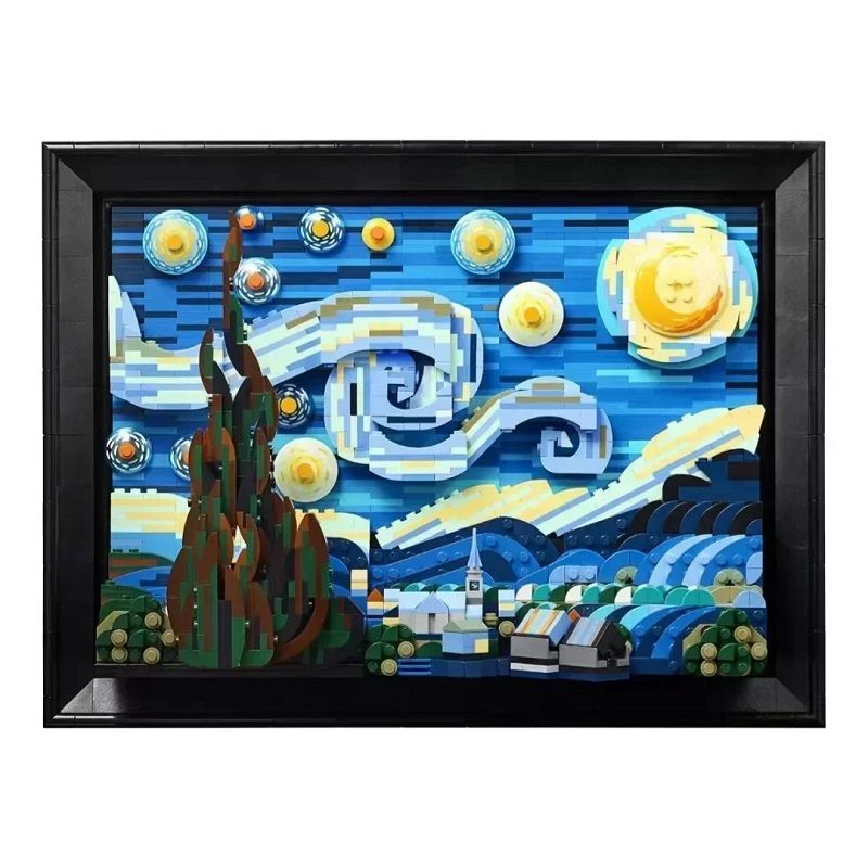 Vincent Van Gogh – A csillagos éjszaka építőjáték, 2316 db-os, 28x38cm (92803)