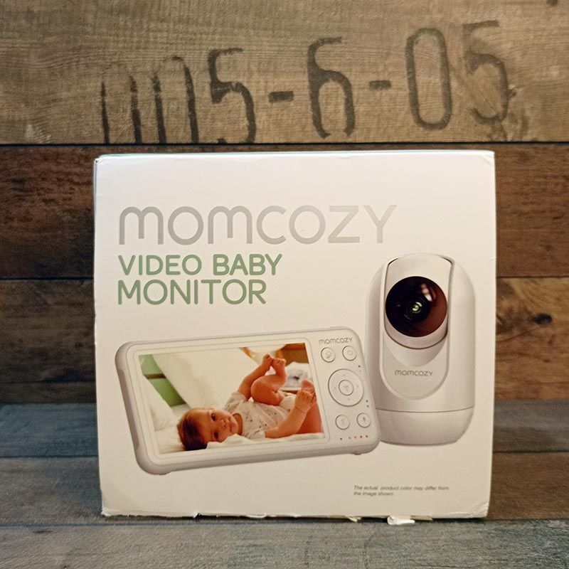 Momcozy BM01 videós babafigyelő, 5" HD kijelző, 1080p, 2 utas audió - fehér