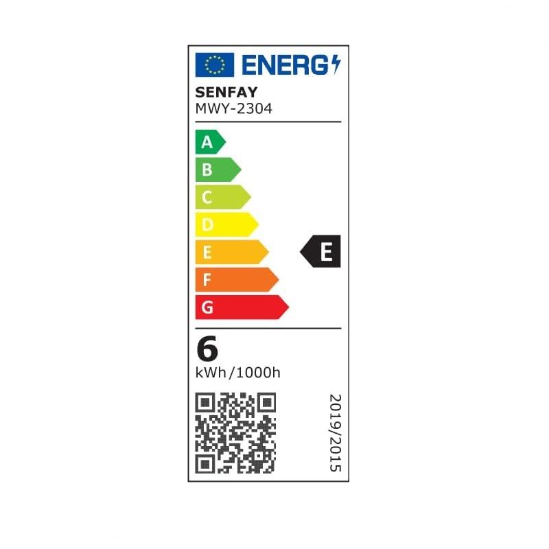 SenFay akkus fali díszlámpa, mozgásérzékelővel, 3000K, 2db (2x6W) - fekete