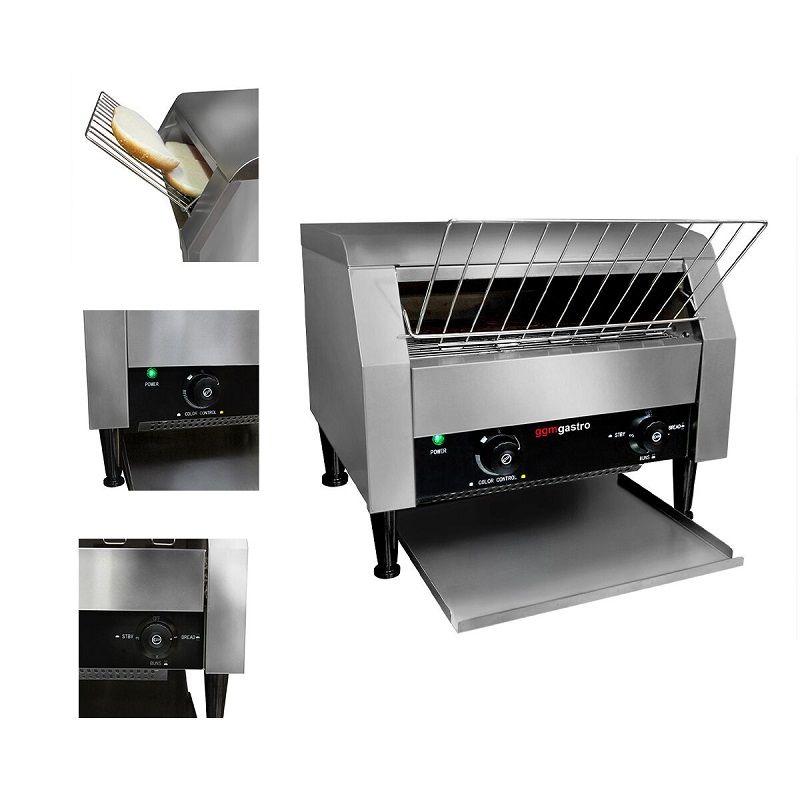 GGM Gastro DTKB300 futószalagos kenyérpirító 2,64 kW