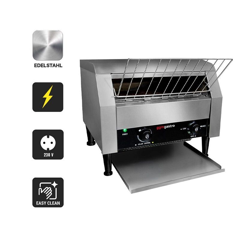 GGM Gastro DTKB300 futószalagos kenyérpirító 2,64 kW