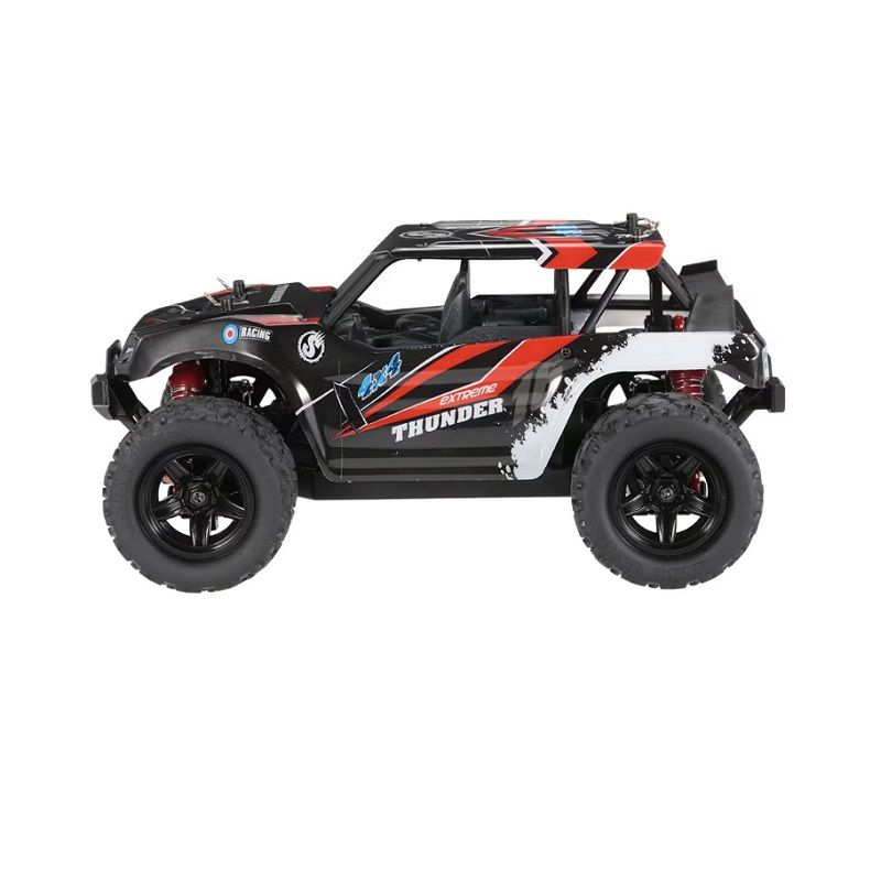 Thunder Storm Monster Truck RTR távirányítós autó, 4x4, 1:18, 2 akku, töltő - fekete/piros (TRC-18311) 