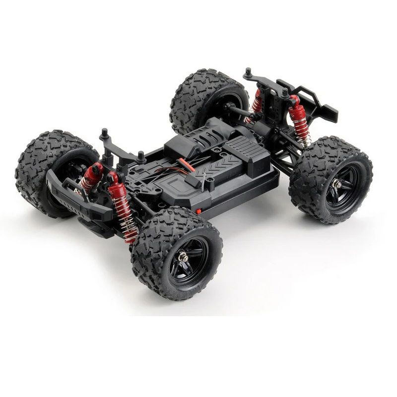 Thunder Storm Monster Truck RTR távirányítós autó, 4x4, 1:18, 2 akku, töltő - fekete/piros (TRC-18311) 